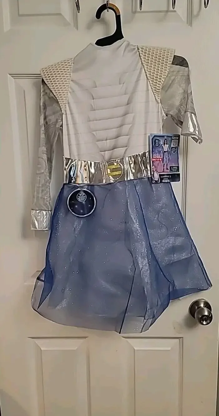 Zombies 3 Addison Costume Girls Small 4-6 Dress Halloween Disney Lights Up New